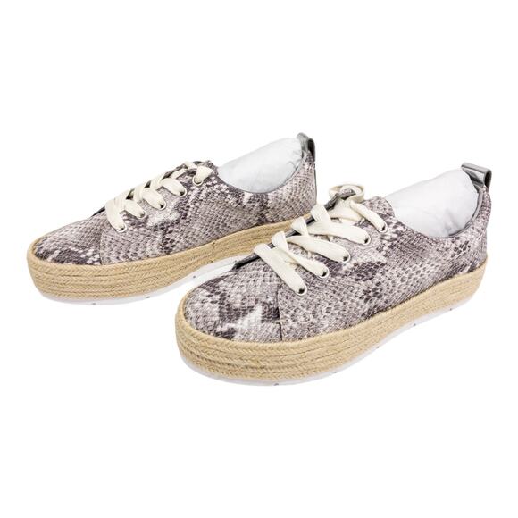 TREASURE & BOND Snake Platform Espadrille Sneakers 8 Women's - Picture 2 of 8